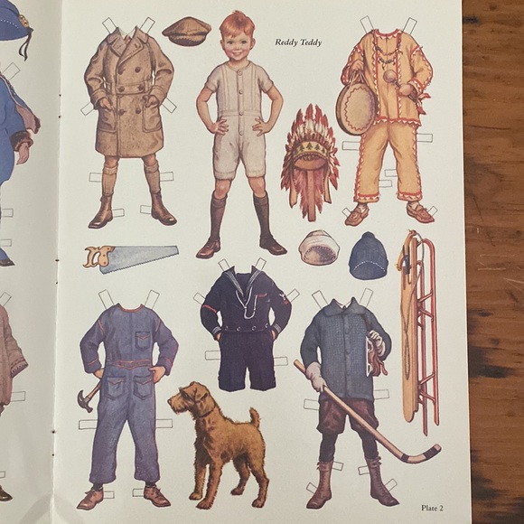 Vintage Little BusyBodies paper dolls Frances Tipton Hunter in color uncut 1988 - Picture 6 of 12